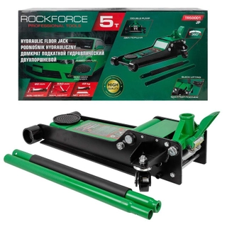 Крик крокодил нископрофилен 5т с педал ROCKFORCE ,TR50001JP (90-550mm)