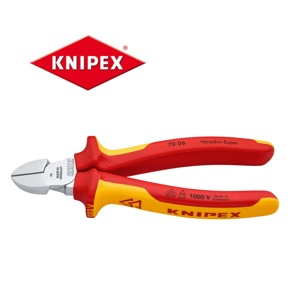 Клещи резачки изолирани 160mm KNIPEX
