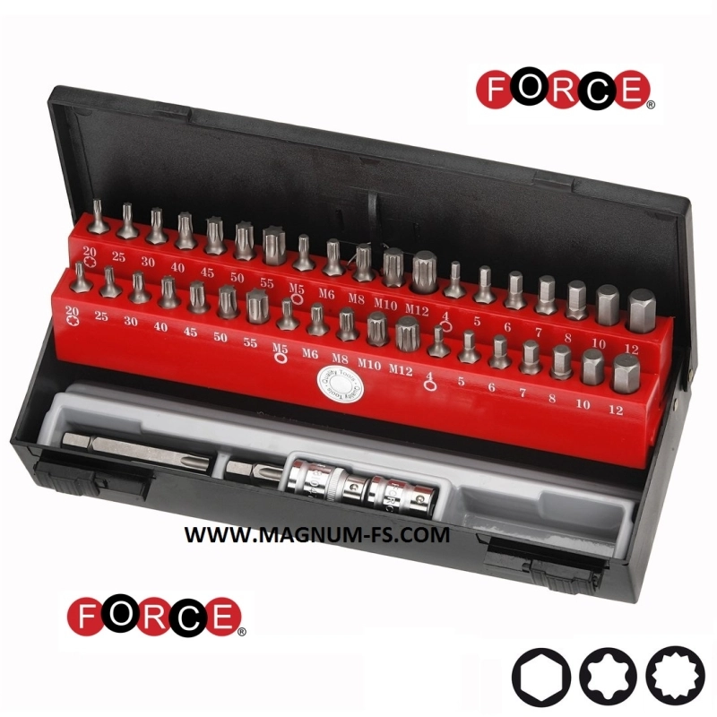 К-т накрайници Имбус, TORX, M - 42 части