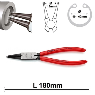 Зегер клещи затварящи 180mm KNIPEX
