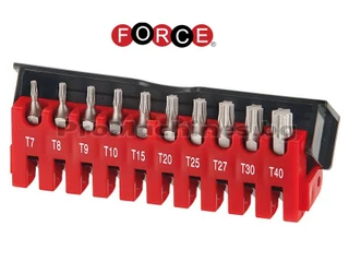 Битове за отвертка TORX с отвор 10 части 1/4