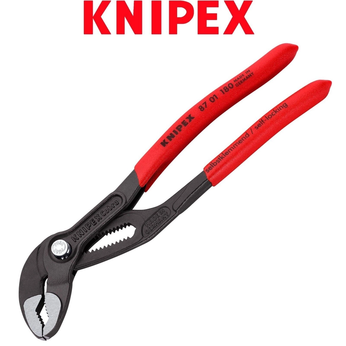 Клещи водопроводни тип гарга KNIPEX COBRA 180мм