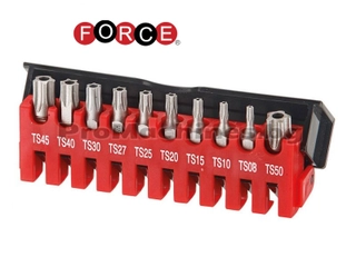 Битове за отвертка TORX 5-стенни с отвор 10 части 1/4