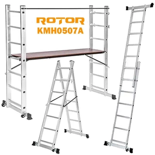 Алуминиево скеле и стълба ROTOR KMH0507A