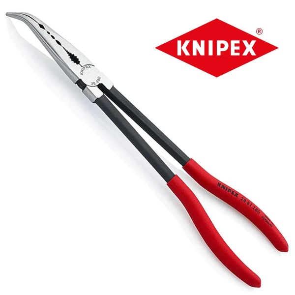 Монтажни клещи с напречни профили криви 280mm KNIPEX