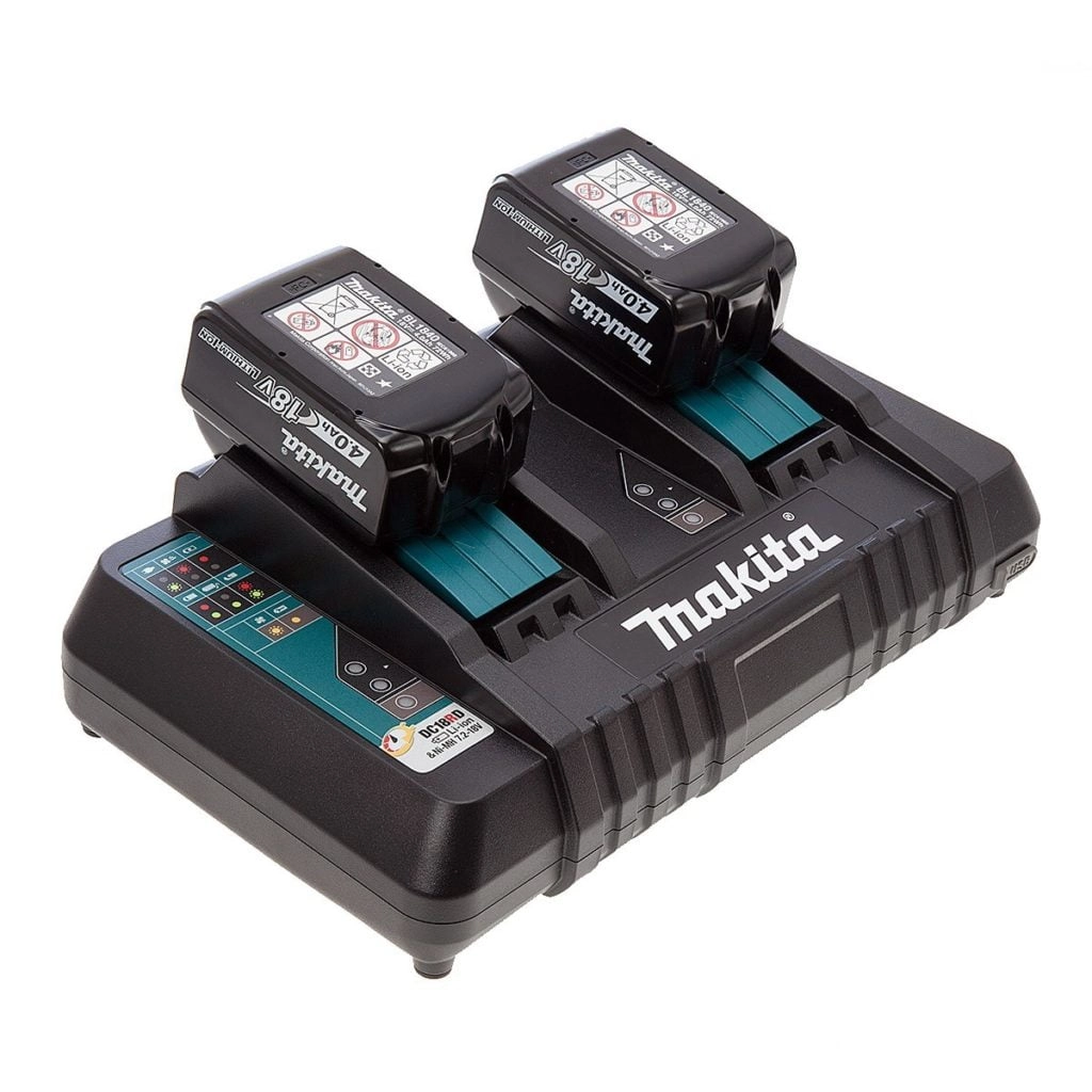 Двойно бързозарядно устройство Makita DC18RD (630868-6), 14.4-18V Li-Ion
