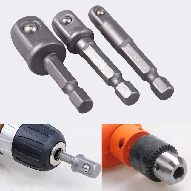 Комплект адаптори 1/4" за вложки, 1/4", 3/8", 1/2"