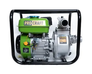 Бензинова помпа за вода PROCRAFT WP30, 2", 5.5 к.с., 23 м, 30 м³/ч
