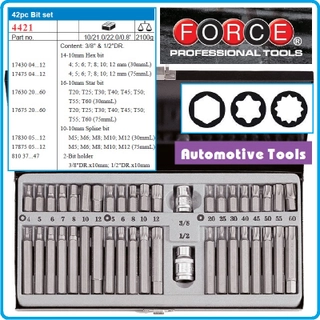 К-т накрайници TORX, ИМБУСИ, М 42части
