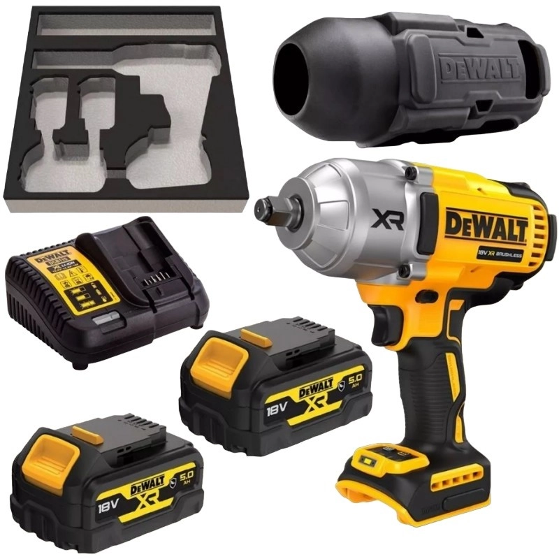 Акумулаторен ударен гайковерт DeWALT DCF900P2G, 18 V, 1898 Nm