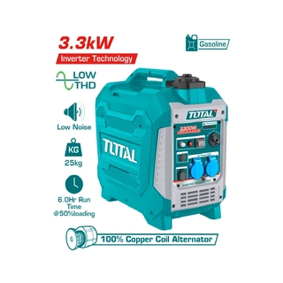Инверторен бензинов генератор TOTAL INDUSTRIAL, 3.3 kW