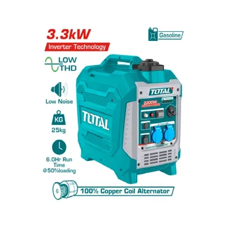 Инверторен бензинов генератор TOTAL INDUSTRIAL, 3.3 kW