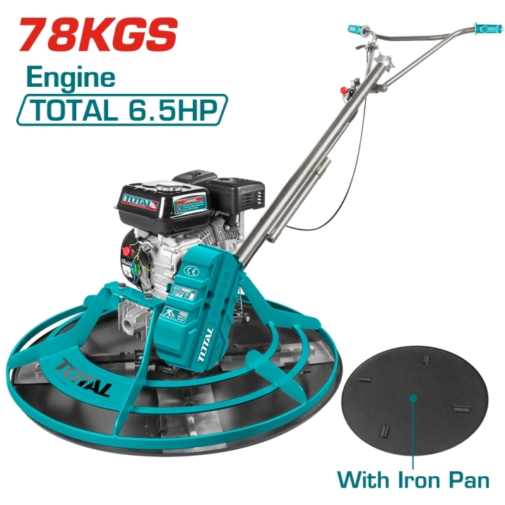 Шлайф машина (пердашка) за бетон TOTAL, бензин, 6.5HP, 90 см