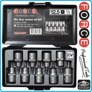 К-т вложки TORX от T20 до Т60 1/2 9 части