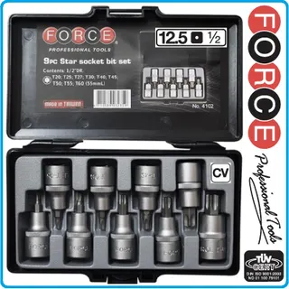 К-т вложки TORX от T20 до Т60 1/2 9 части