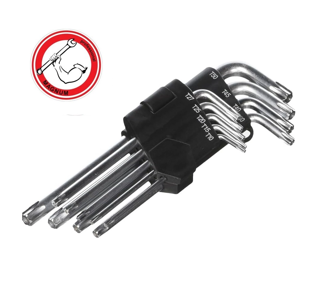 Имбуси геобразни средни TORX от T10 до T50 9части