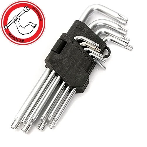 Имбуси геобразни дълги TORX от T10 до T50 9части