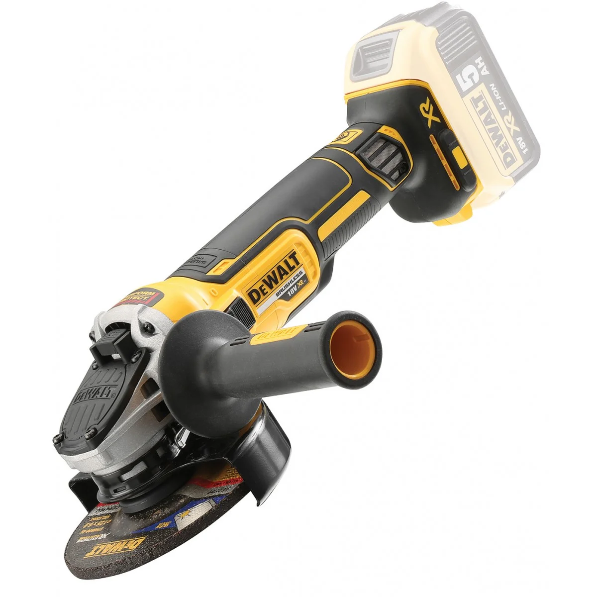 Акумулаторен ъглошлайф DeWALT DCG405NT , 18V, Ø 125, 9000 min¹