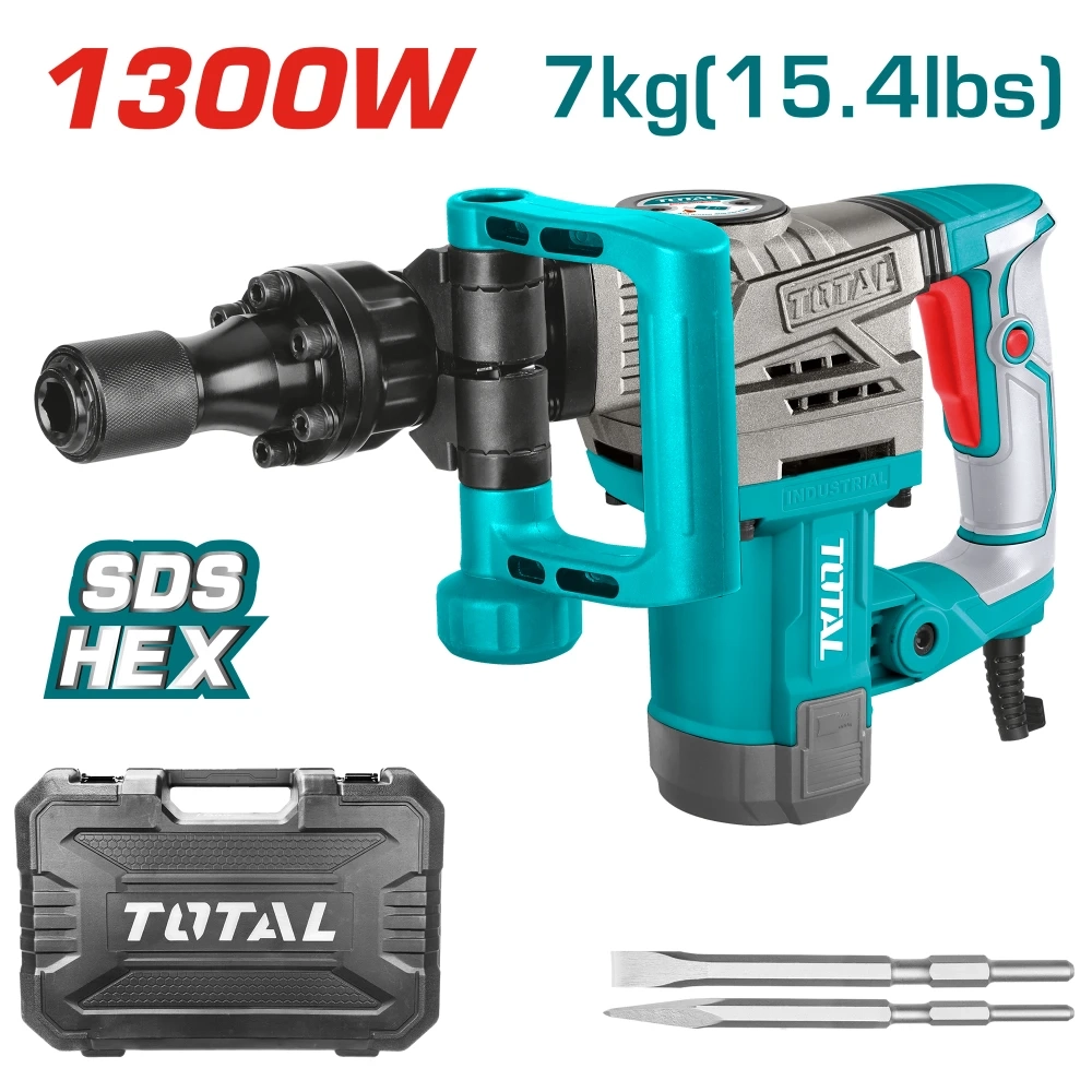 Къртач TOTAL Industrial, HEX, 1300 W