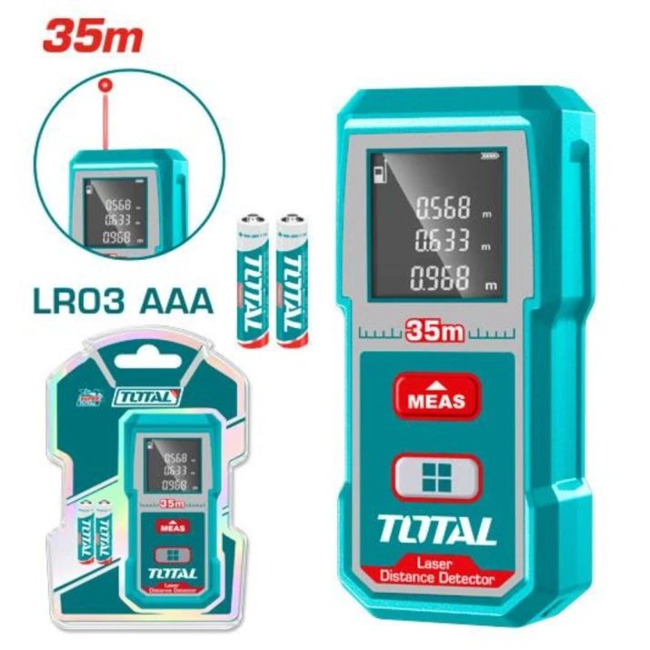Ролетка лазерна TOTAL, 35 м